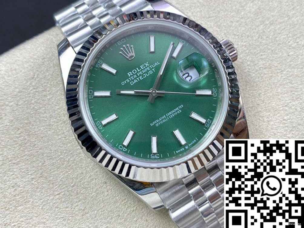 Dial Datejust EW Rolex Green Factory M126334-0028 0320